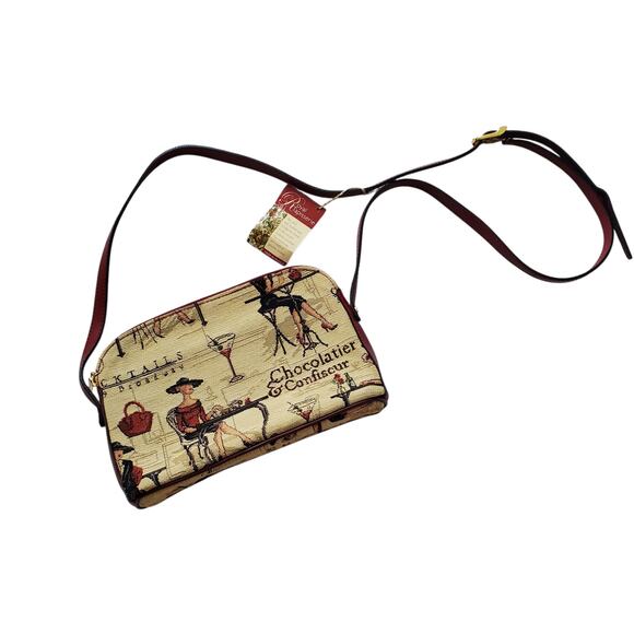 Royal Tapissiere Handbags - Y2k Deadstock Fabric Bag Leather Details Euro Graphic